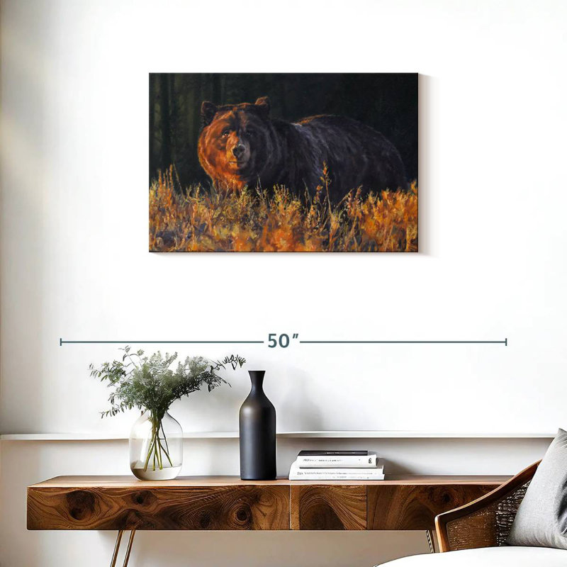 Brampt Shadowy Encounter, 20" H x 30" W