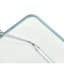 Chaises pliantes transparentes - Chaise pliante empilable en cristal fantôme - Siège de salon en plastique PC - Structure chromée