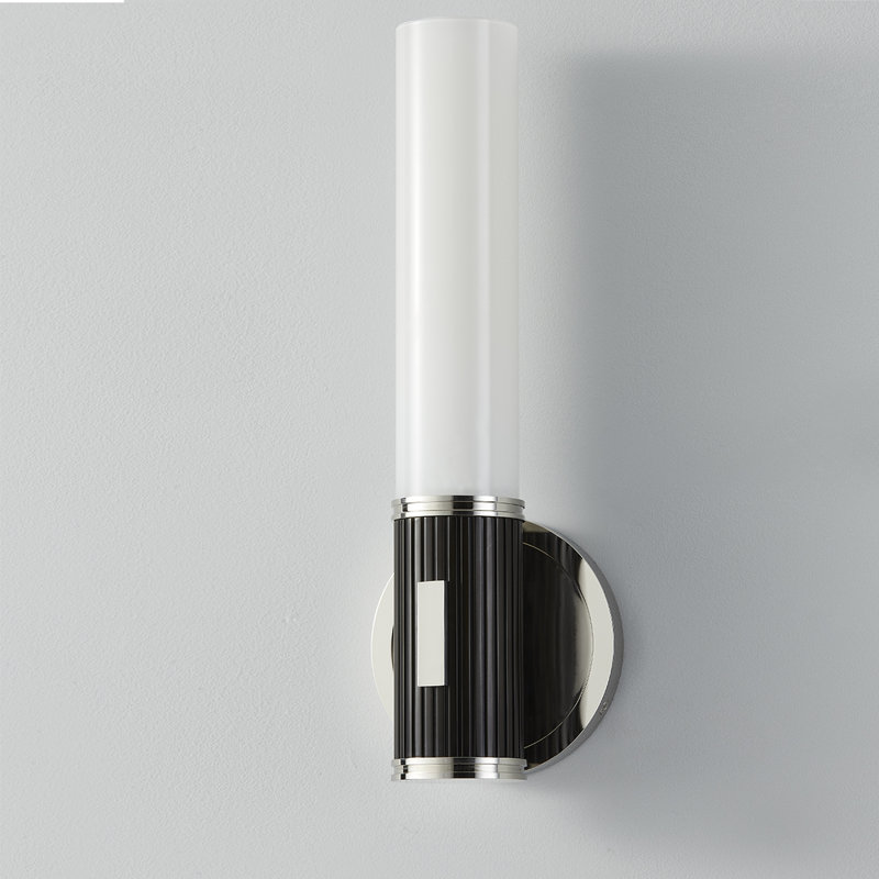 CREWE 1 LIGHT SCONCE, Polished Nickel