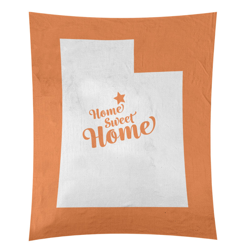 Polyester Tapestry, 60" H x 51" W, Orange