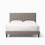 Lit plateforme tapissier Normsman Dove
