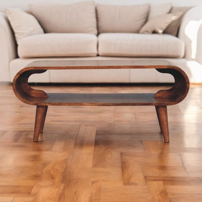Table basse Amaya, H 15,7 po x L 35,4 po x l 13,8 po, Brun