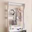 Armoire à chaussures avec 3 tiroirs rabattables