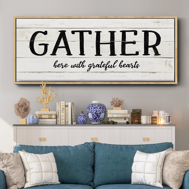 Gather - Toile encadrée, H 24 po x l 60 po