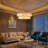 8 Light Gold Tiered Glass Adjustable Chandelier-1322572060-1322572061
