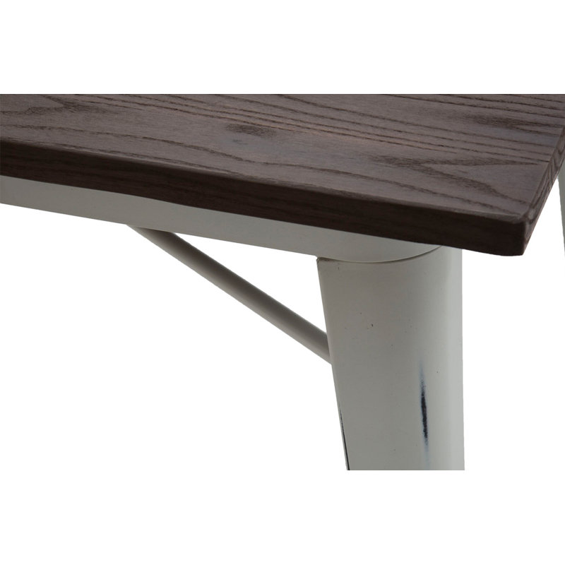 Bott Rectangular Wood Top Dining Table, H75 x L120 x W80cm