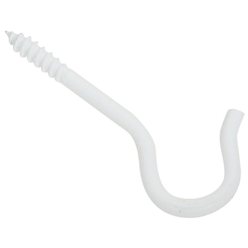 White Metal Ceiling Hook Set for Indoor Use