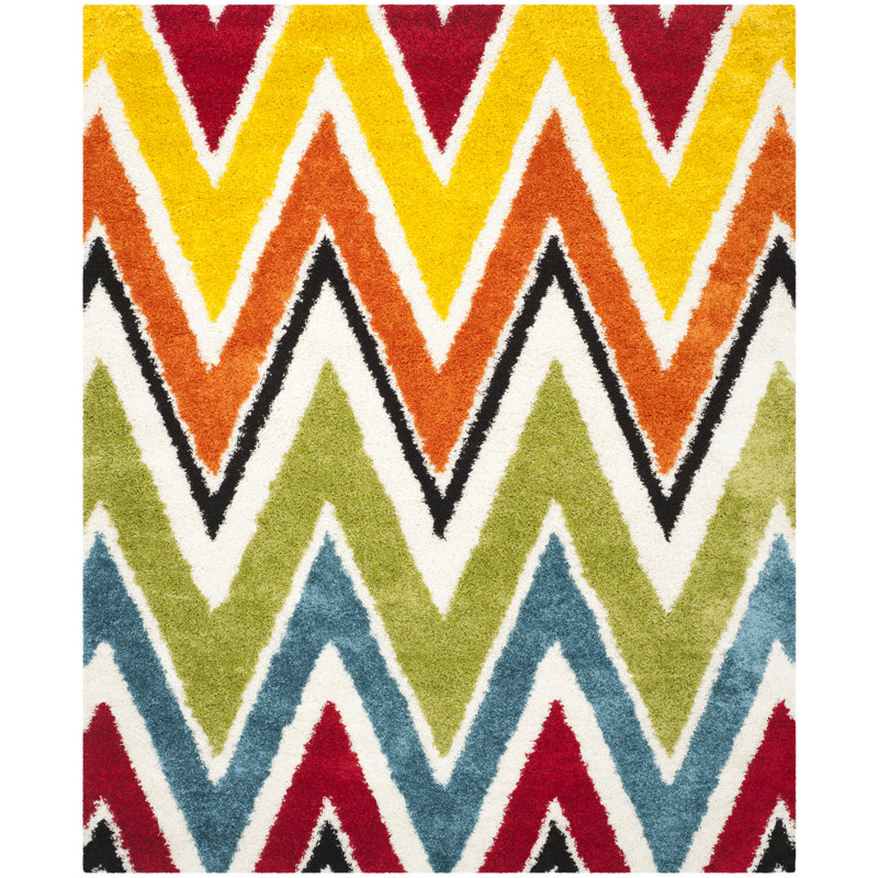 Advait Performance Chevron Rug, Rectangle 2'3" x 5'