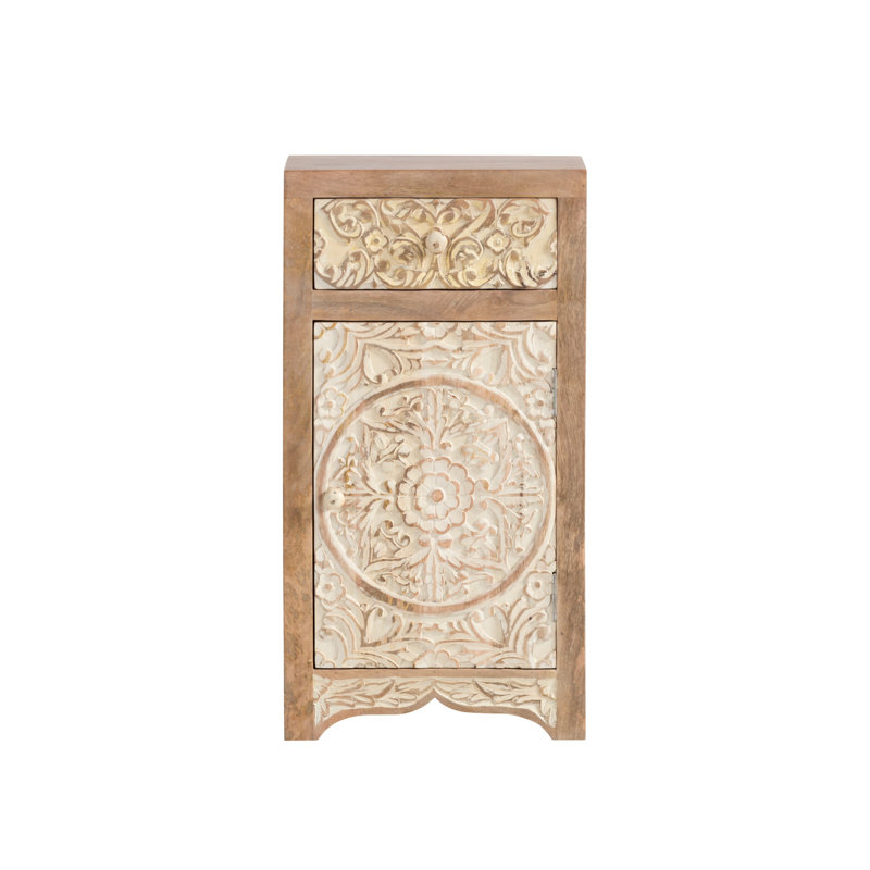 Braelyne Solid Wood Freestanding Bathroom Cabinet