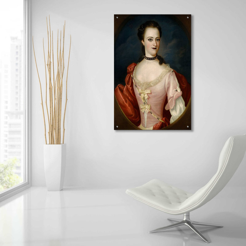 «Gothic Jane I» par Grace Popp, art mural en verre acrylique, H 36 po x l 24 po x P 0,2 po