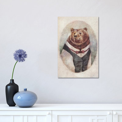 Wild Gentleman - Wrapped Canvas Print