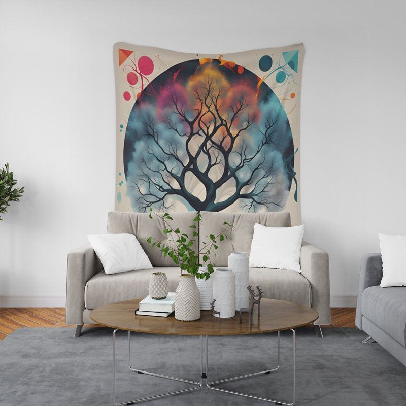Tapisserie murale, H 88 po x l 104 po x P 1,2 po