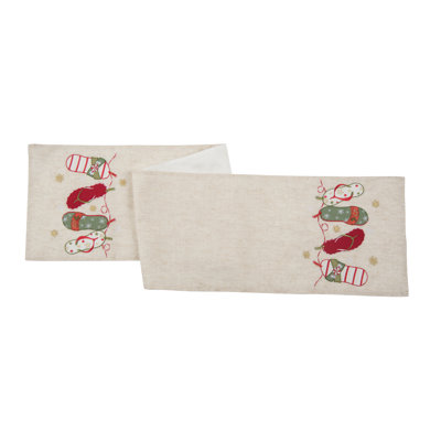 Gagnier No Pattern Cotton Table Runner