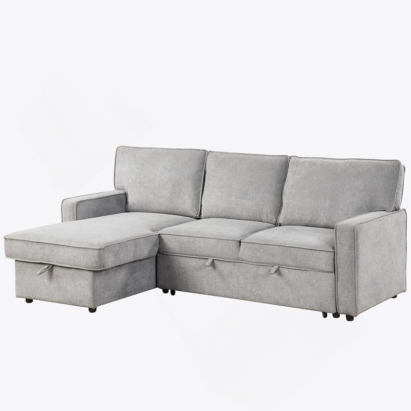Canapé-lit modulaire Upholstery avec espace de rangement, port USB, 2 porte-gobelets