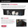 Delta Everest™ 33" L Granite Composite Workstation Kitchen Sink Drop-In Top Mount Single Bowl with WorkFlow™ Ledge