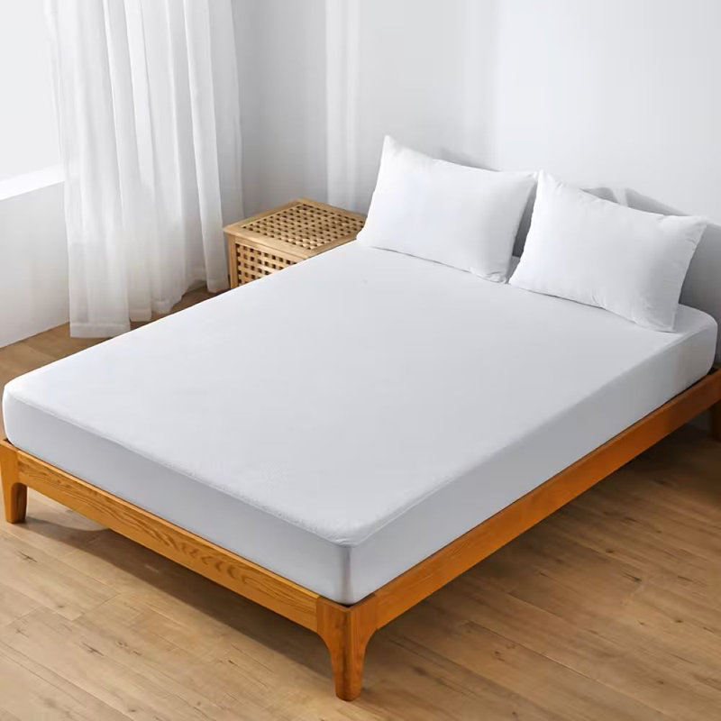 Aspire Homeware Hotel-Quality Waterproof Terry Towel Mattress Protector with Deep Elastic Fit, King (152cm W x 200cm L)
