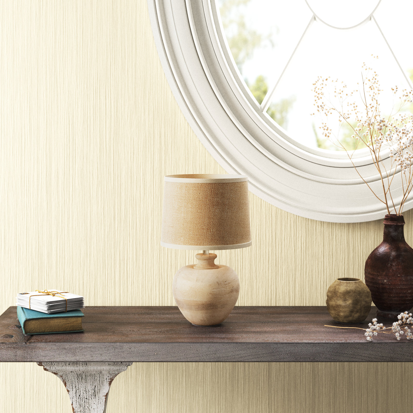 Wood Accent Lamp