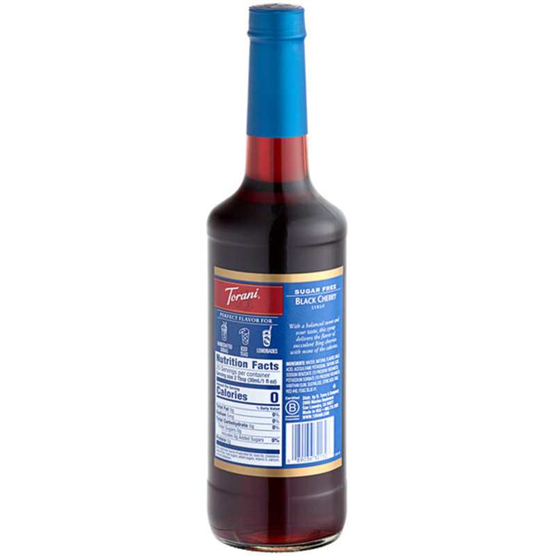 Sirop de cerisier noir sans sucre Torani 750 ml WS-880371322