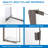 Armon 66 in. H Pivot Frameless Shower Door with Patterned Glass and Magnetic Catch-14170936-14170935