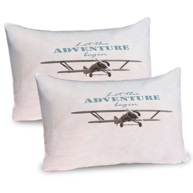 Ensemble de 2 taies décoratives Ambesonne Adventure, H 20 po x l 30 po