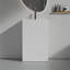 Meuble-lavabo en marbre blanc de 20 pouces avec lavabo en céramique Roca, armoire autoportante pour salle de bain moderne Roca