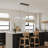 1-Matte black dimmable glass LED pendant light