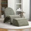 Chaise d'appoint moderne rembourrée avec repose-pieds avec rangement-1071416787