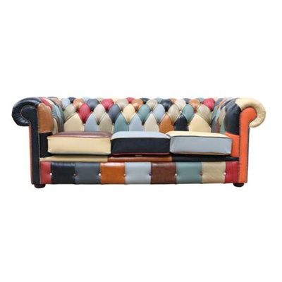 3 Seater Genuine Leather Sofa