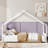 Twin Size House Bed With Roof And Colorful LED Lights, Metal Frame With Slats, Ideal For , , And Young Teens, No Box Spring Needed