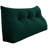 Sit-up Back Comfort Velvet Headboard Wedge Reading Pillow Triangular Backrest Back Support Compression-56420216-56420206