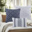 Ensembles de literie de luxe bleu marine, ensemble d'édredon en jacquard de polyester, très grand lit pour la maison