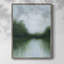 Mossy Reflections I, reproduction encadrée - bois massif-309800673