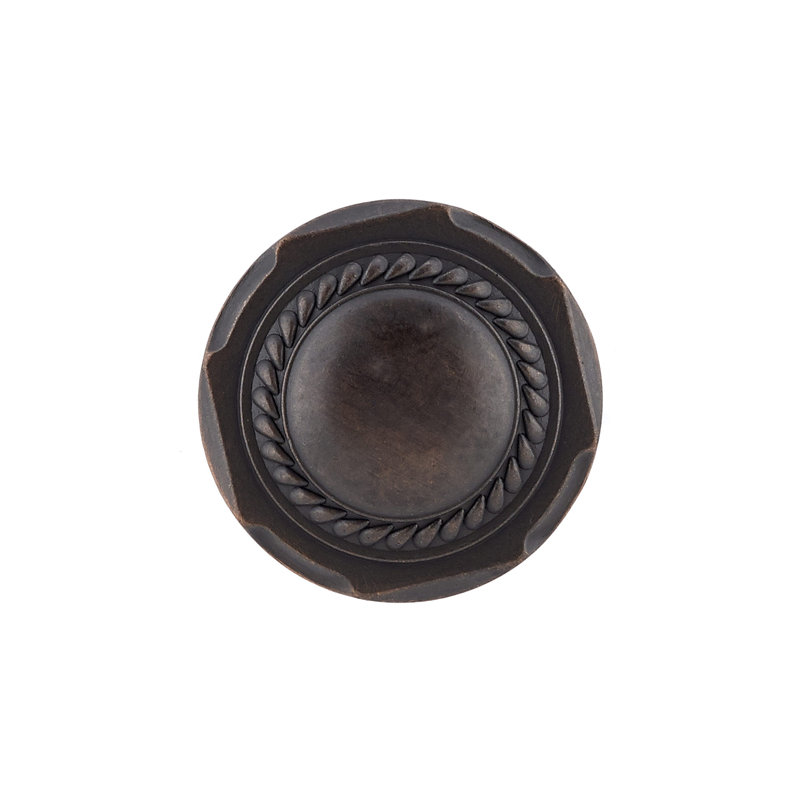 Poignée ronde 1 1/4" de diamètre Expression, Bronze huilé et brossé