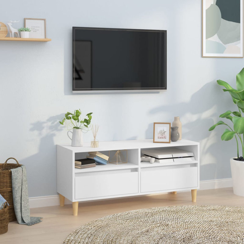 Howie TV Cabinet 100x34,5x44,5 cm Engineered Wood, White