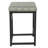 Upholstered Counter Stool with Metal Frame