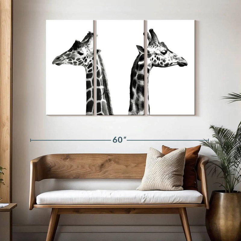 Brampt Giraffe Opposition, 32" H x 50" W