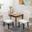 Tufted Upholstered Beige Parsons Chair-765200214