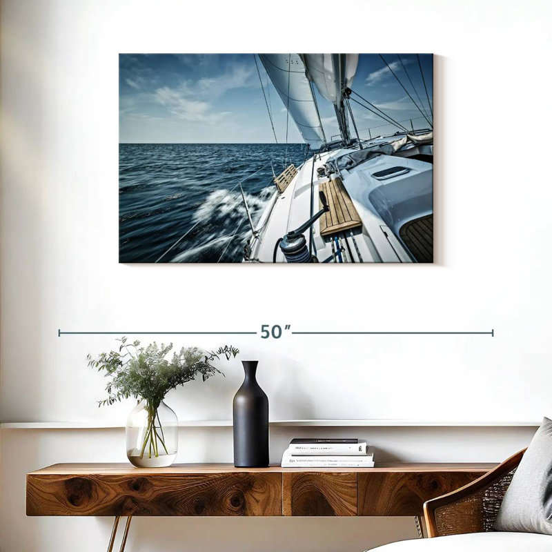 Mehar Sailboat Adventure, 24" H x 36" W