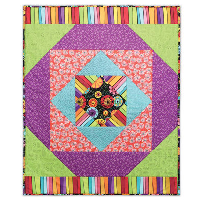 AccuQuilt GO! Baby Tulip Fabric Cutting Die for Quilting, Applique & Embroidery Projects