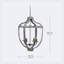 Lustre géométrique en fer 4 lumières Chadha