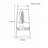 Corner Freestanding Stainless Steel Coat Rack