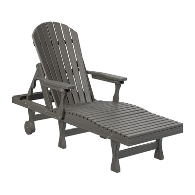 Comfo Back Outdoor Chaise Lounge