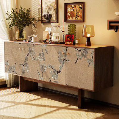 Buffet rétro de style chinois minimaliste