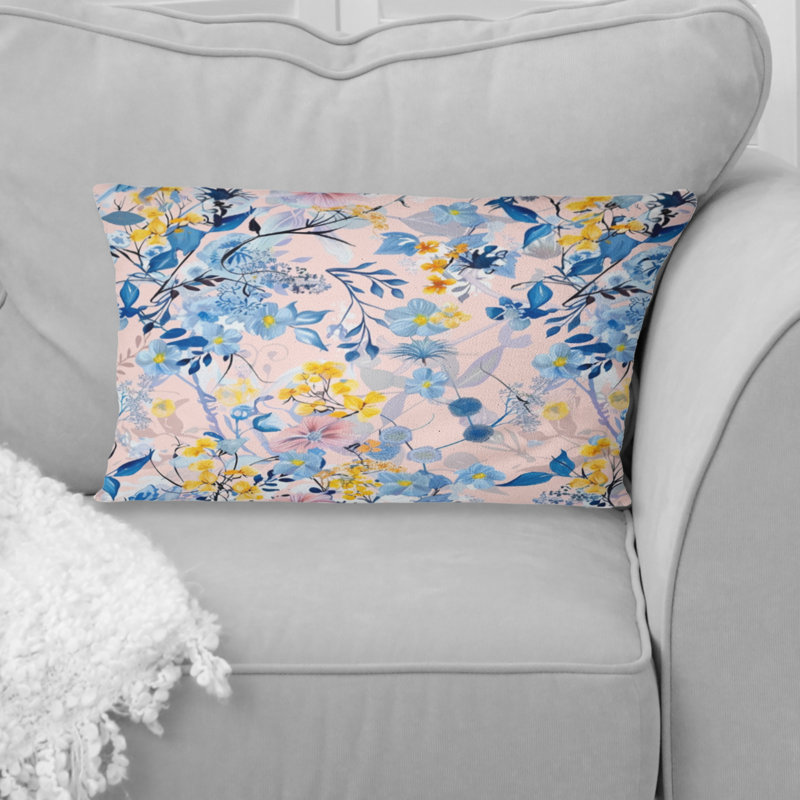 Coussin Boho, Forme rectangulaire, H 12 po x l 20 po