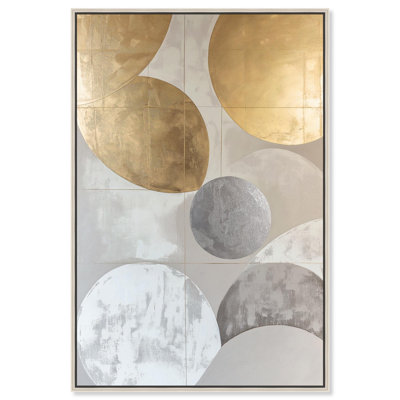 Golden Sequence II Canvas Textured Digital Art by