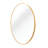 20" Metal Round Bathroom Mirror
