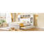 Lit de luxe moderne en bois massif avec rangement luxueux