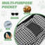 Sangle de transport pliable pour animal de grande capacité avec bandoulière réglable et pochette ouverte pour chats et petits chiens