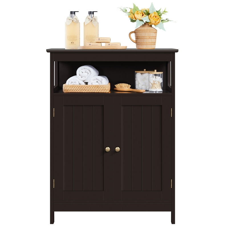 Pylesville 31.5'' H  Free-Standing Bathroom Cabinet, Brown
