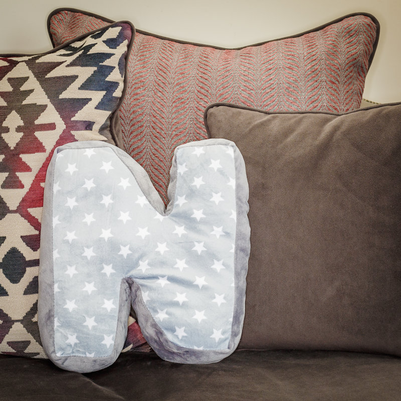 Georgijs Alphabet Letter Cushion N
